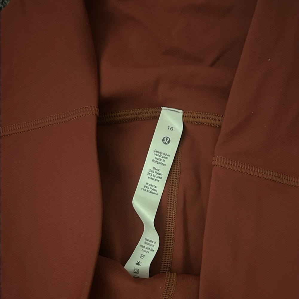 Lululemon Terracotta Leggings - Picture 2 of 6